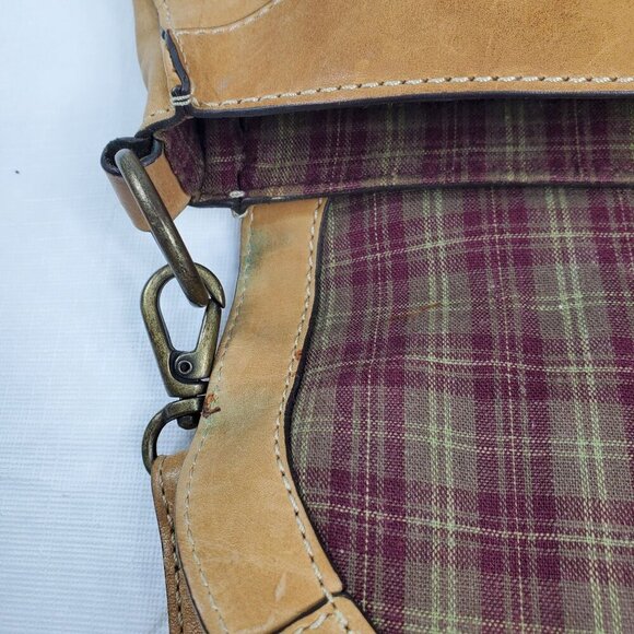 Hype Women's Brown Shoulder Bag Leather Detachable Strap Inner Pockets - Picture 11 of 16